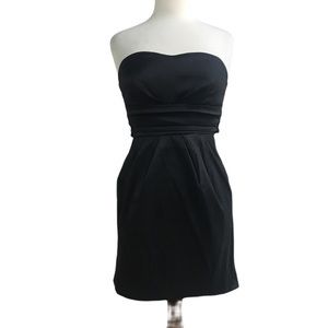 Sweet Rain strapless black dress medium